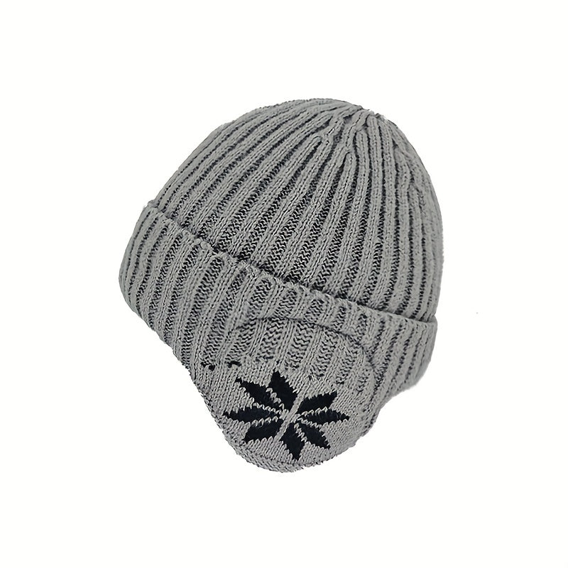 Thickened Velvet Knitted Woolen Hats for Winter, Ear Protection