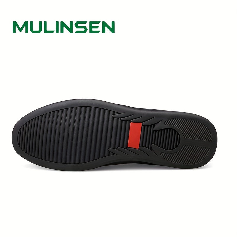 Men's PU Leather Loafer Shoes Non-Slip Slip On Driving Shoes