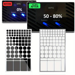 LED Light Blocking Stickers for Routers Blackout Dimming 50-100%