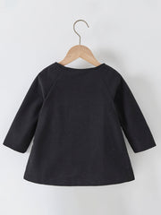 Cotton Jacket for Baby Girl 2-5 Years Double Breasted Button Winter Coat