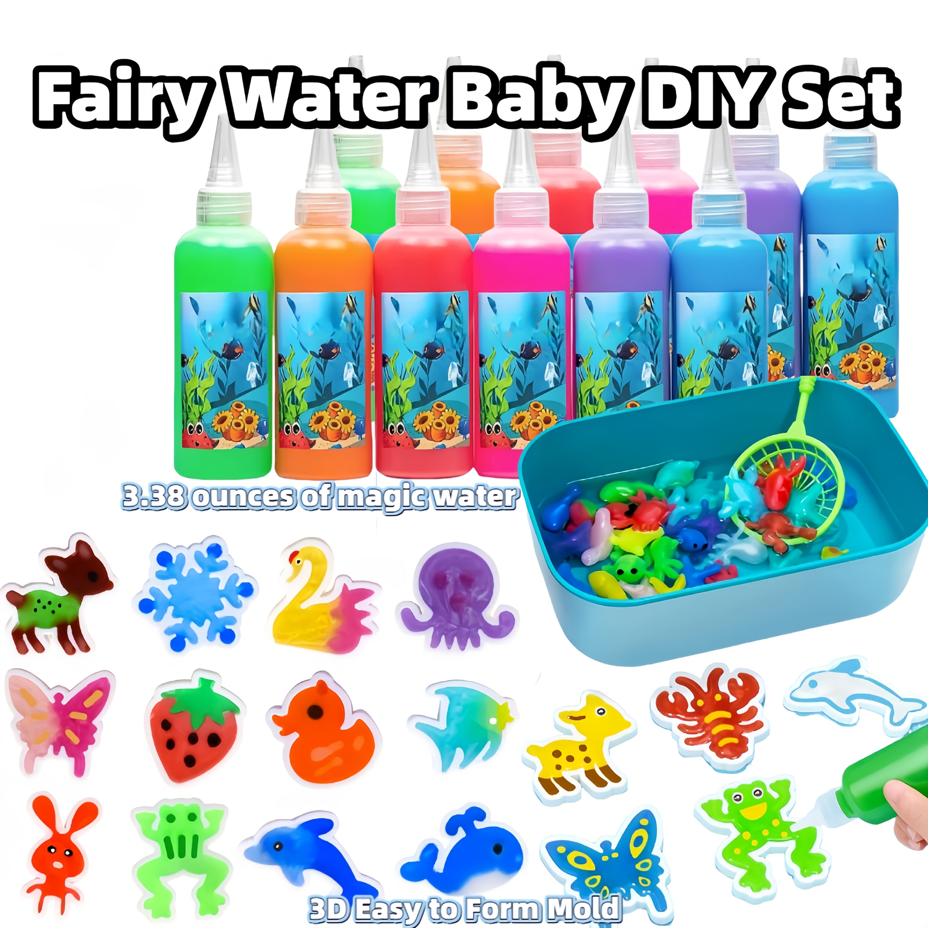 100ml Magic Water Elf Gift Pack Kit DIY Water Baby Combo