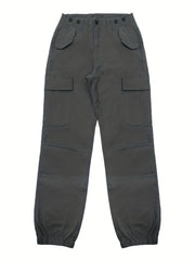 Y2K Loose Fit Cargo Pants Wide Legs Street Style Casual Pants