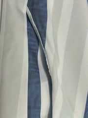  Striped Print Side Trousers With Pockets