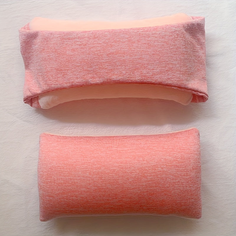 2-in-1 Travel Pillow & Eye Mask for Head, Neck, Chin Support