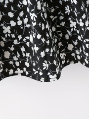 Girl's Casual Summer Floral Dress Ruffle Flared