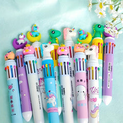 1pc 10 Colors Retractable Animal Shuttle Pen