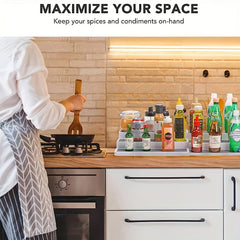 3 Tier Expandable Spice Rack Countertop Holder