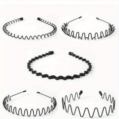 Iron Wave Headband Men's Women's Invisible Sports Hairpin Hair Accessories