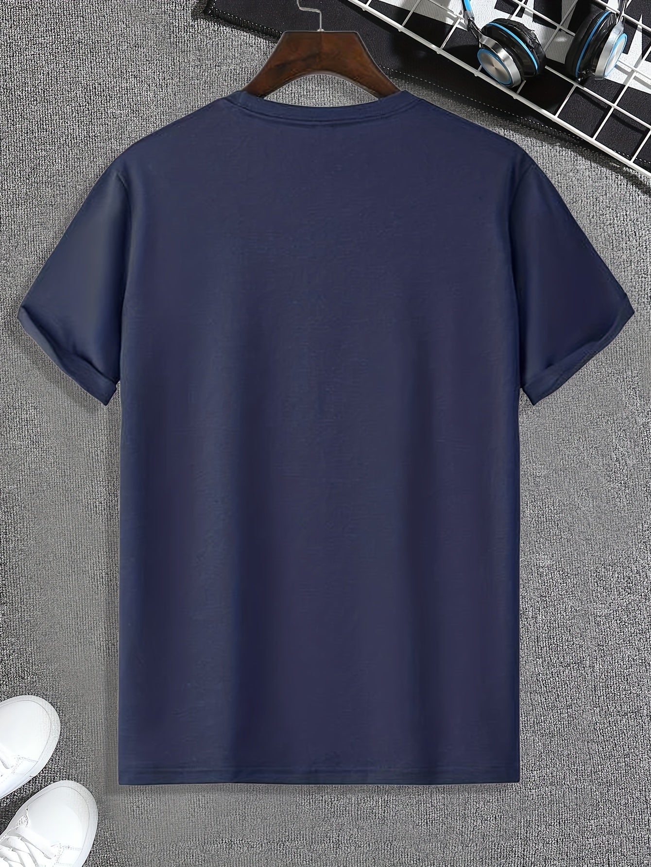 Dog Skateboard Print Men's Graphic T-shirt for Summer