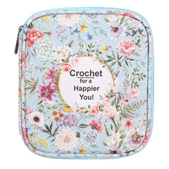Knitting Needle Case Portable Crochet Needle Case Travel Organizer Storage Bag