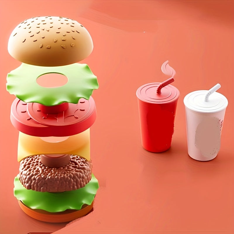3D Assembly Hamburger Toys Set