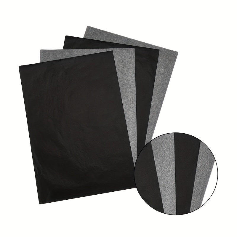 Graphite Transfer Paper 50pcs For Tracing Drawing Patterns On Wood Canvas Fabric