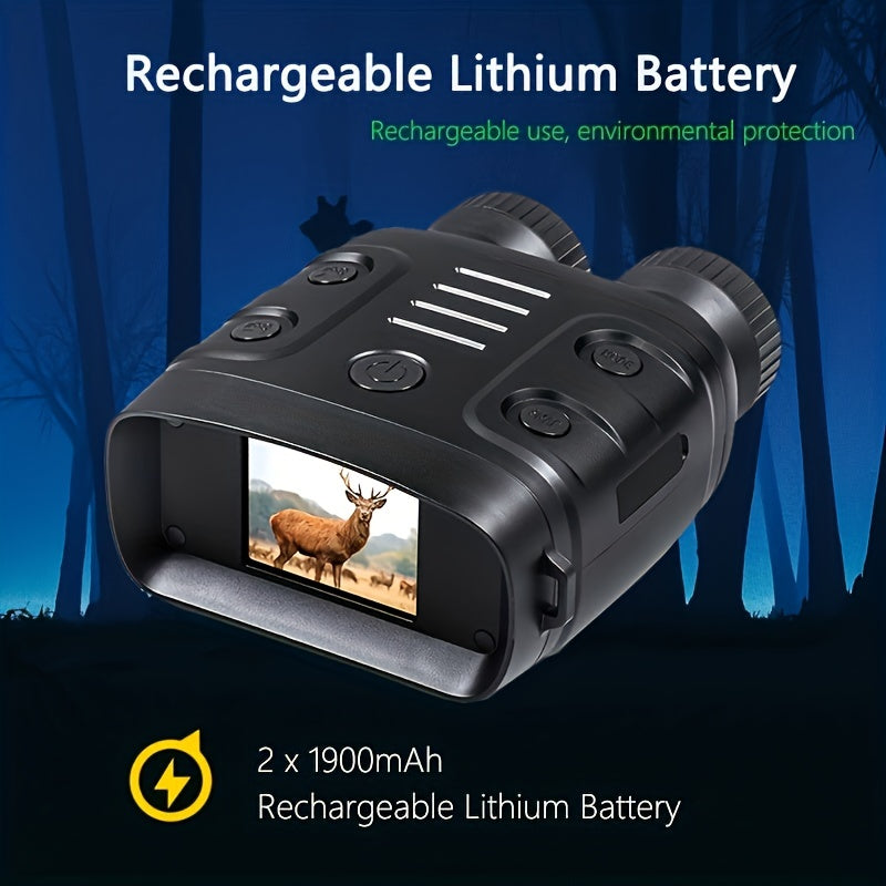 R18 5X Night Vision Binoculars 1080P with USB Charging Cable