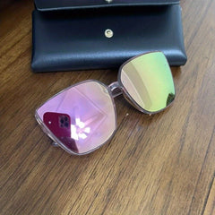 Cat Eye Mirror Lens Sunglasses UV400