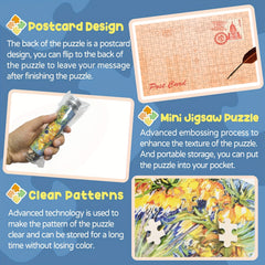 150pcs Test Tube Puzzle Fritillaries by Van Gogh 15x10cm Artistic Puzzle