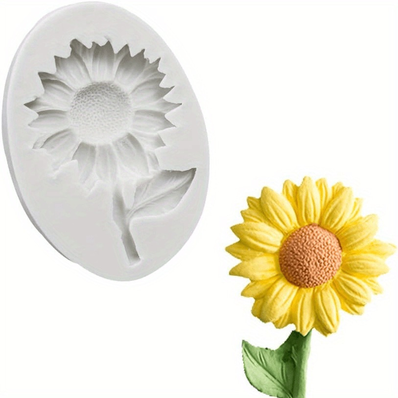 Sunflower Cake Fondant Mold Silicone DIY Chocolate Candy Mold