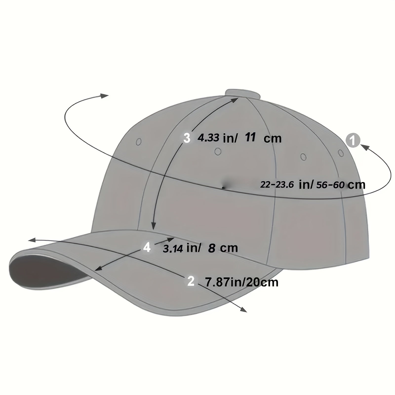 Three Bars Embroidery Casual Baseball Cap Adjustable Peaked Cap