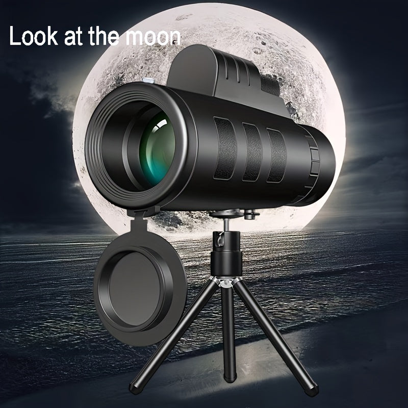 40x60 Monocular Telescope BAK4 Prism Handheld with Tripod