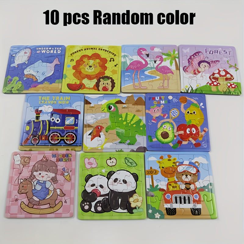 Creative Cartoon Animal Puzzle Children's Educational Paper Toys
