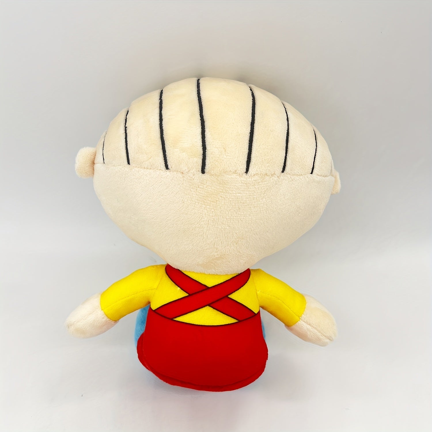 Oval Head Doll In Overalls Plush Doll