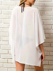 Soft Chiffon Sheer Kimono Beach Coverup Women's Swimwear
