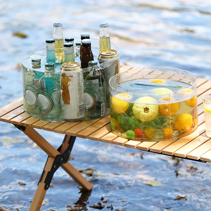 Foldable Bucket Portable Large Capacity Bucket Beverage Fruit Storage Bag