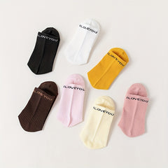 7 Pairs Letter Print Socks Comfy & Breathable Mid Tube Socks