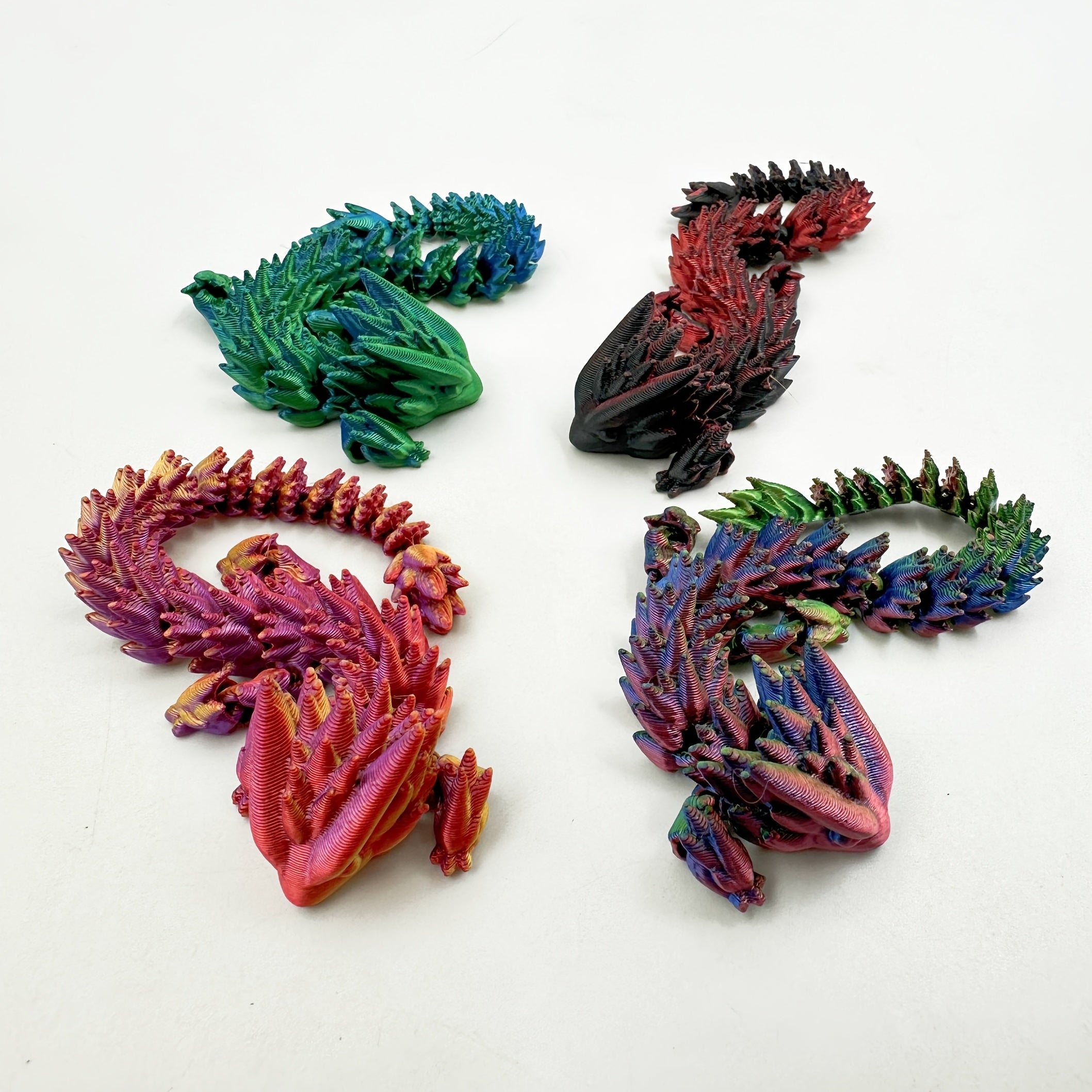 3D Printing Laser Crystal Egg Dragon King Model Ornament