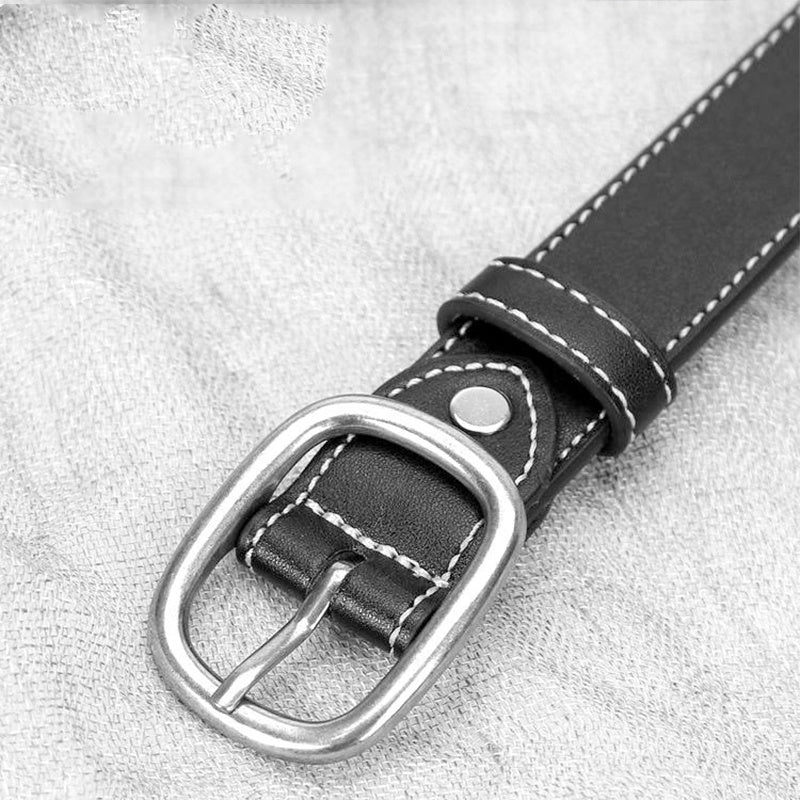 Women's Skinny Waist Buckle Belt for Business Commute