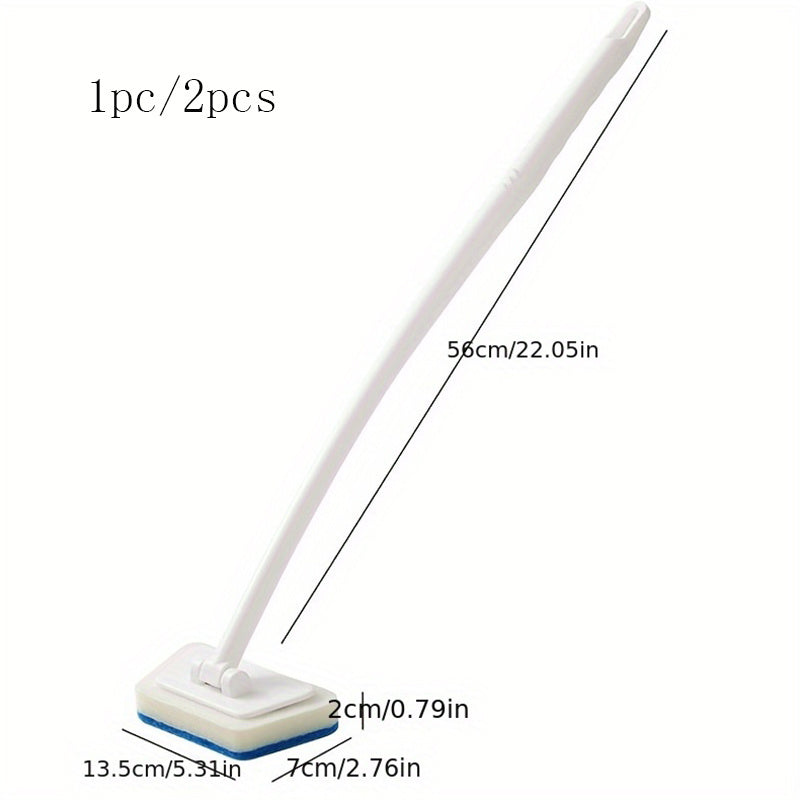 2pcs Multifunctional Bathtub Brush Bathroom Cleaning Brush