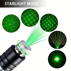 USB Rechargeable Green Laser Pointer Flashlight for Teaching