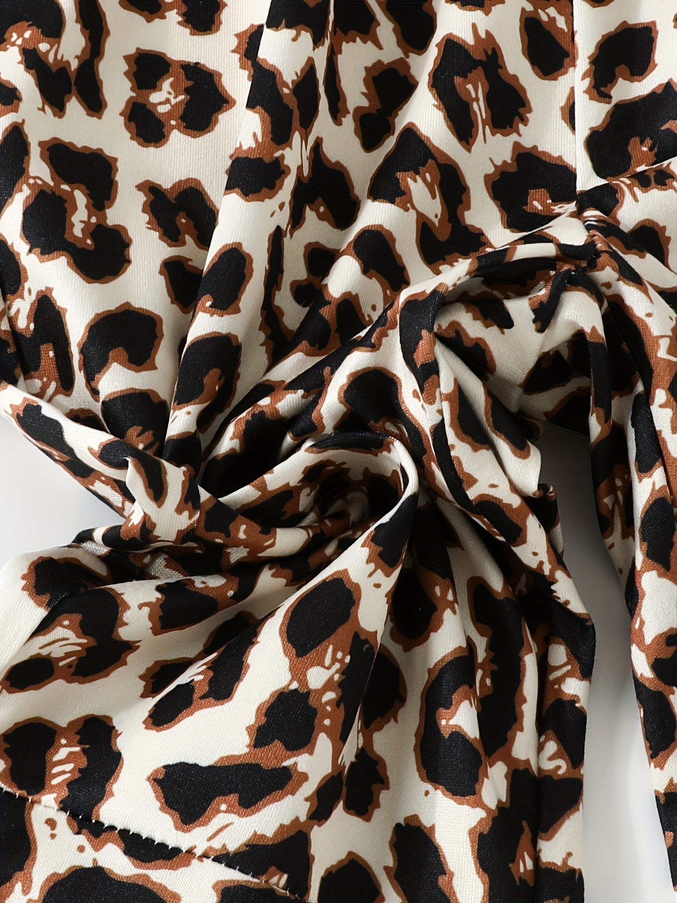 Girls Leopard Print Flare Pants for Outfit