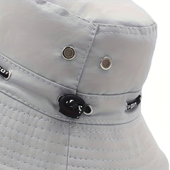 Unisex Foldable Sunshade Bucket Hat For Outdoor Travel