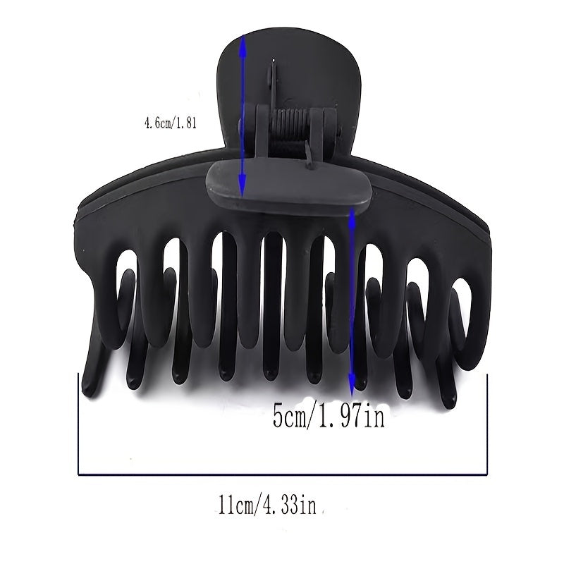 Large Hair Claw Clips Non Slip Ponytail Barrette Strong Hold Jumbo Claw Clips