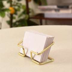 Metal Business Card Holder Desktop Storage Box