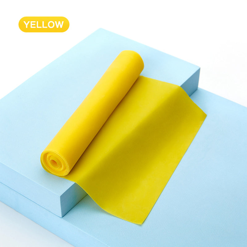 Natural Latex Rubber Yoga Pilates Resistance Bands for Fitness