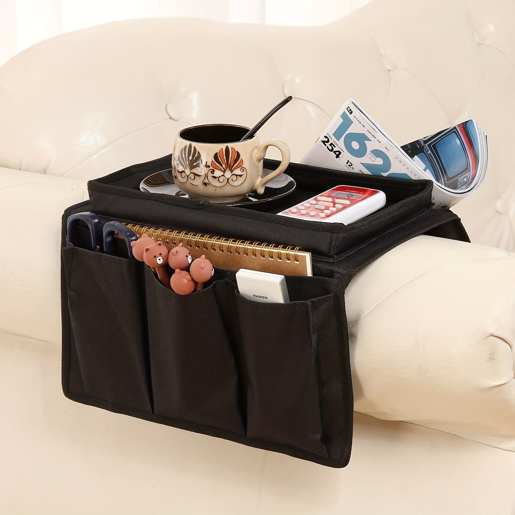 Armrest Organizer Lightweight Storage Bag, Versatile Sofa Organizer