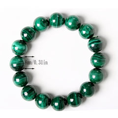 Malachite Bracelet Natural Quartz Stone Men's Bracelet