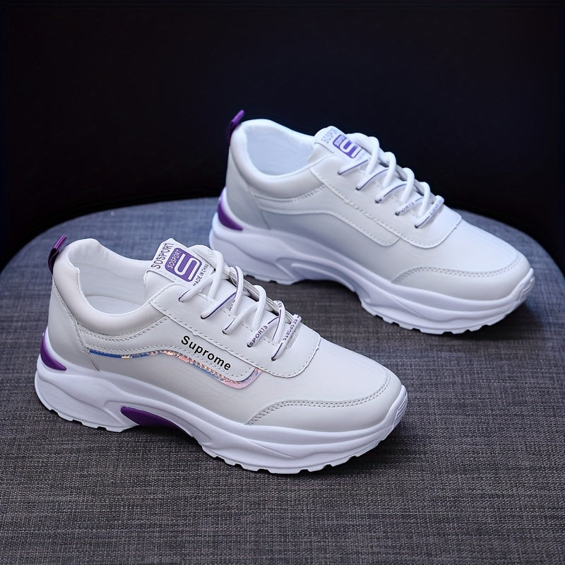 Women's Letter Soft Sole Running Shoes Athletic Sneakers
