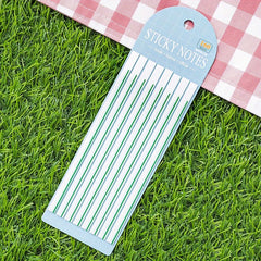 160pcs Long Fine Horizontal Line Sticky Notes Memo Pad Waterproof