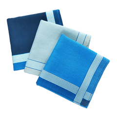 Men's Plaid Business Handkerchief Set