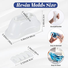 Resin Bathtub Storage Box Molds for DIY Home Decoration