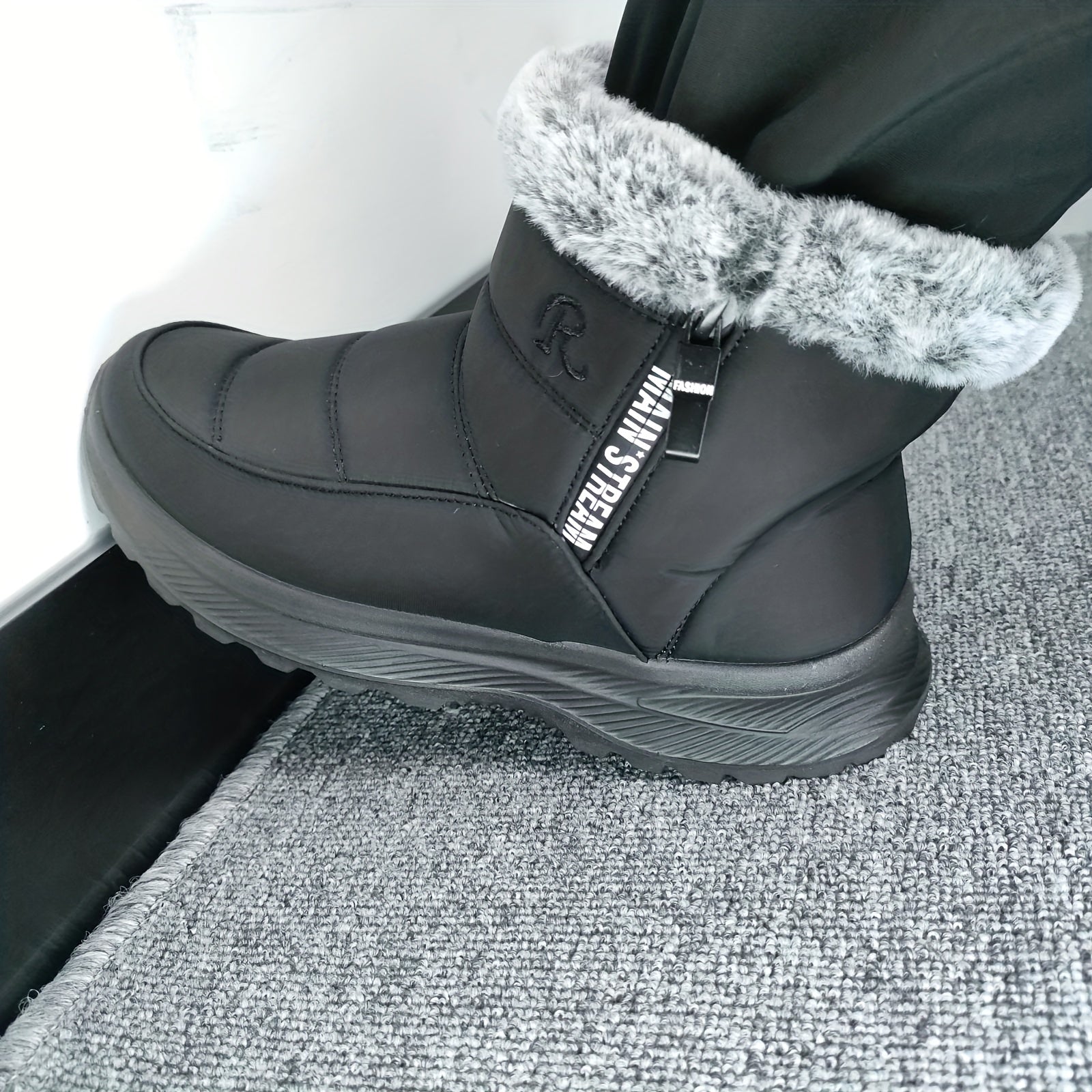 Women's Soft Non-slip Snow Boots Comfortable Medium Tube Shoes