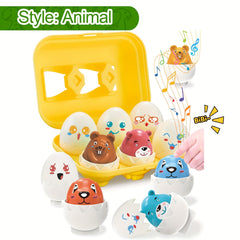Sensory Matching Eggs Educational Toddler Toys