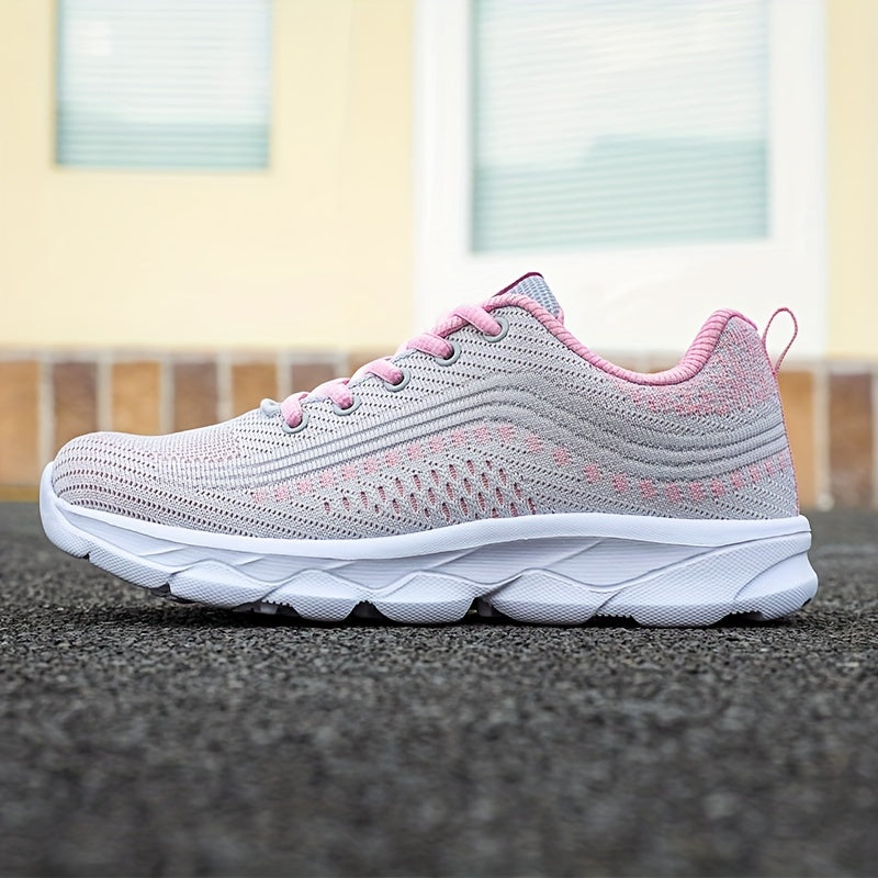 Women's Mesh Breathable Tennis Sports Shoes Lightweight Walking Shoes