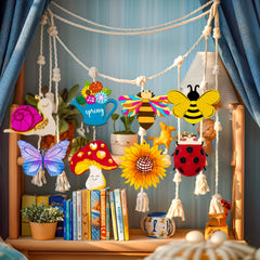 Wooden Insect Crafts Set DIY Handicrafts Set Creative Painting Set