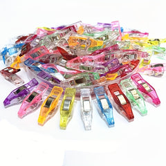 12pcs Colorful Sewing Craft Quilt Binding Clip Stainless Steel Clamp Bag
