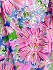  Floral Print Button-Up Cardigan