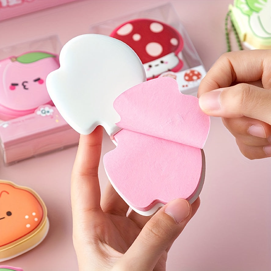 Creative Vegetable Sticky Notes Mini Word Book Keyring