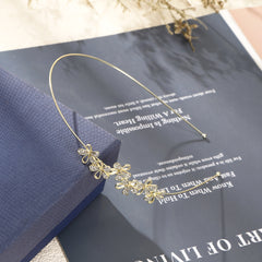 Champagne Crystal Bridal Headpiece Sparkly Greek Goddess Crown